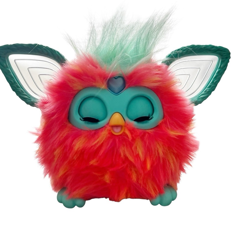 Furby Coral Interactive Talking Plush Toy Hasbro 2023 Tested‎ Working Lights Up